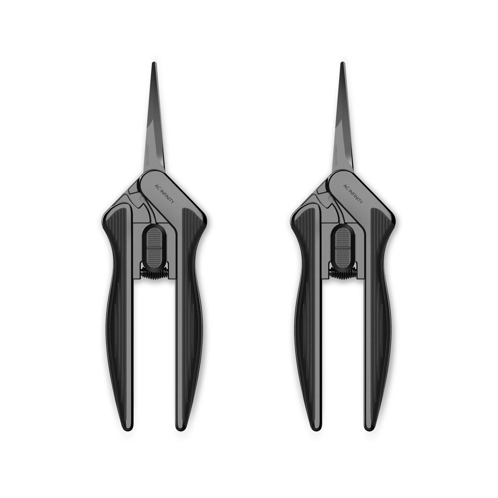 Ergonomische Gartenschere Edelstahl gerade Klingen 2er Set