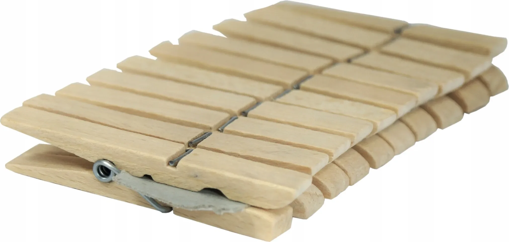 SPINACZE KLAMERKA – Holzklammer aus Buchenholz, 10 Stück, 7 cm