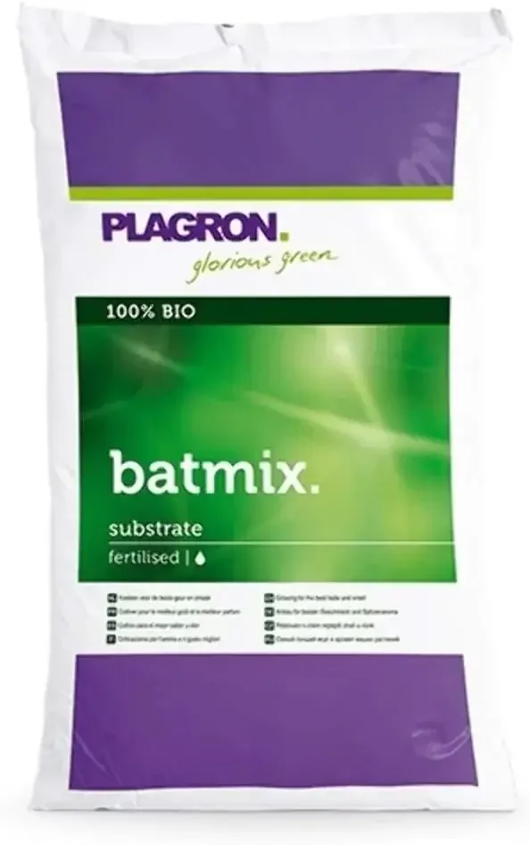 Plagron - Bat Mix 50 L organische Blumenerde mit Guano