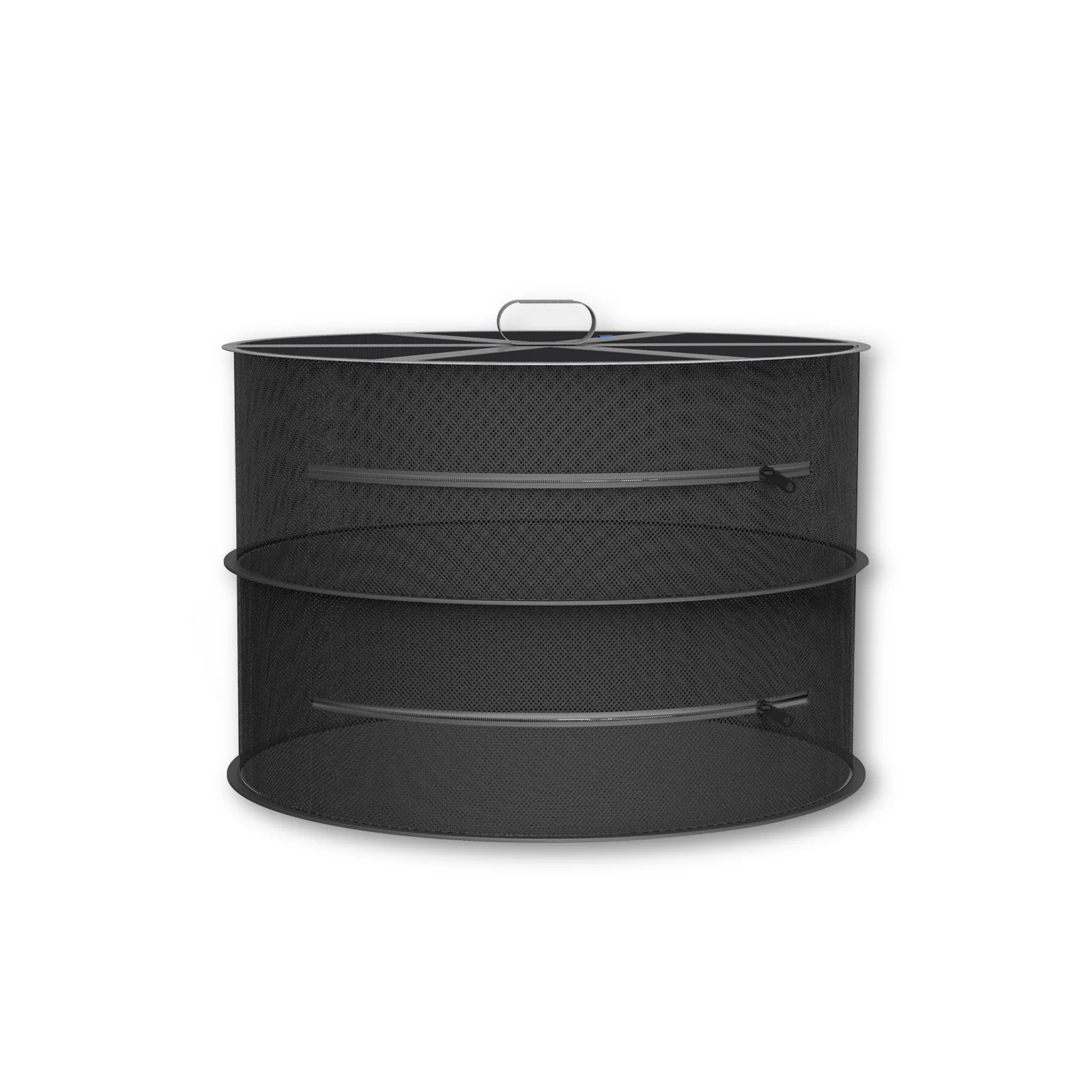 Kräuter Trockenregal hängend 18 Zoll 2 Ebenen robustes Polyester Mesh
