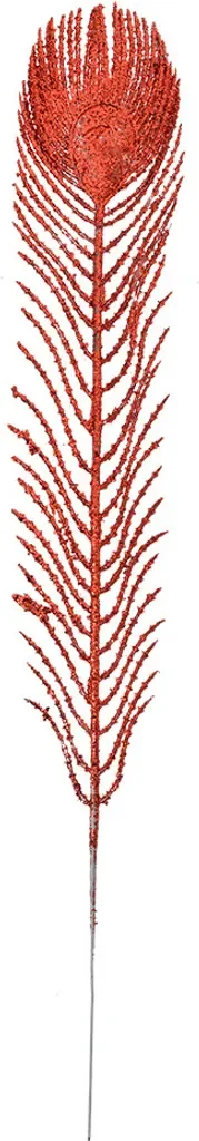 Clayre & Eef Dekoration Feder – Rot, 7 x 42 cm