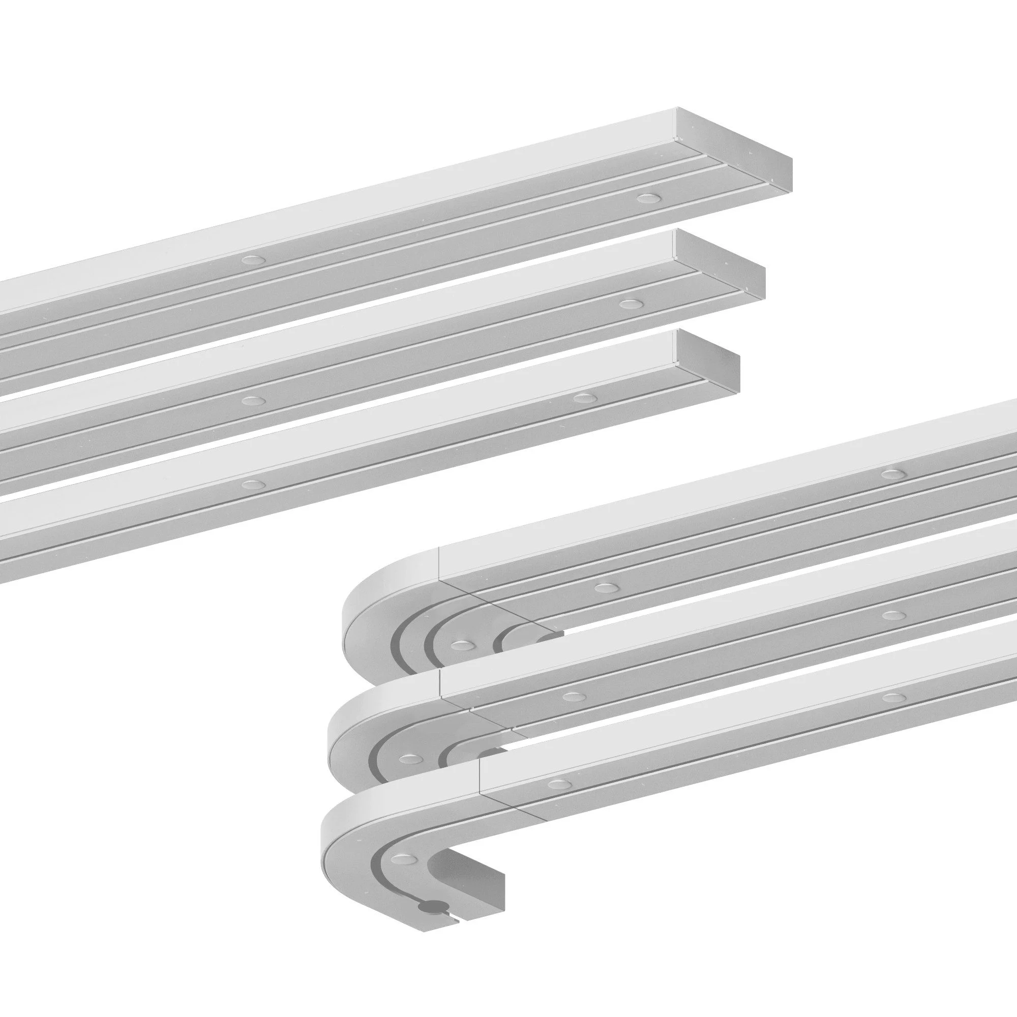 Innenlaufschiene für Gardinen – 1-läufig