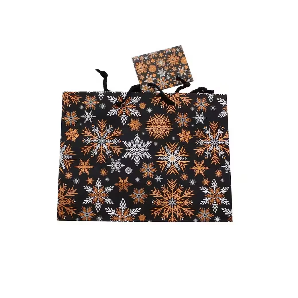 Geschenktasche "Schneeflocken"