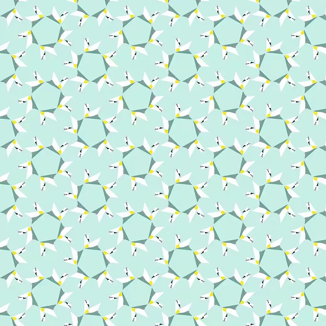 Baumwollstoff BeHappy Charming Swans