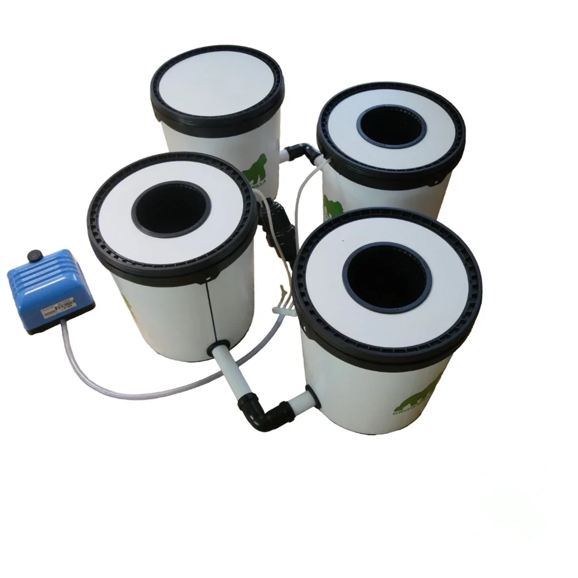 Growrilla - RDWC Hydroponic 2.0 System mit 3 Eimern