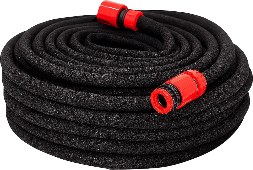 Grafner Perlschlauch Set Halbzoll Anschlussset 15 m Tropfschlauch