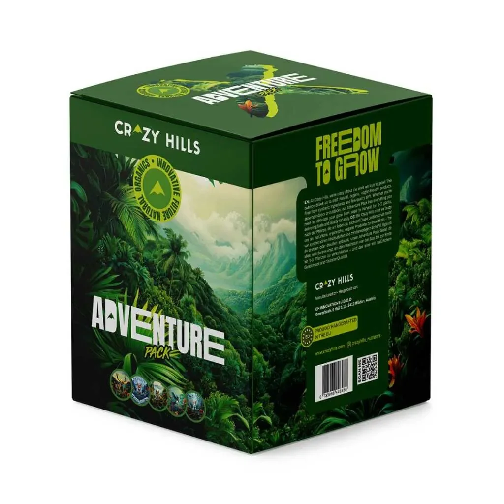 Crazy Hills - Adventure Pack Bio Starter Set für kleine Grows