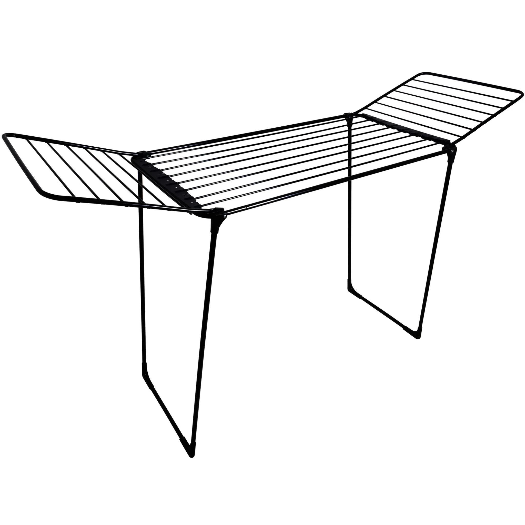 CasaSi Wäscheständer extra hoch Schwarz 20m Flügelwäscheständer Poseidon