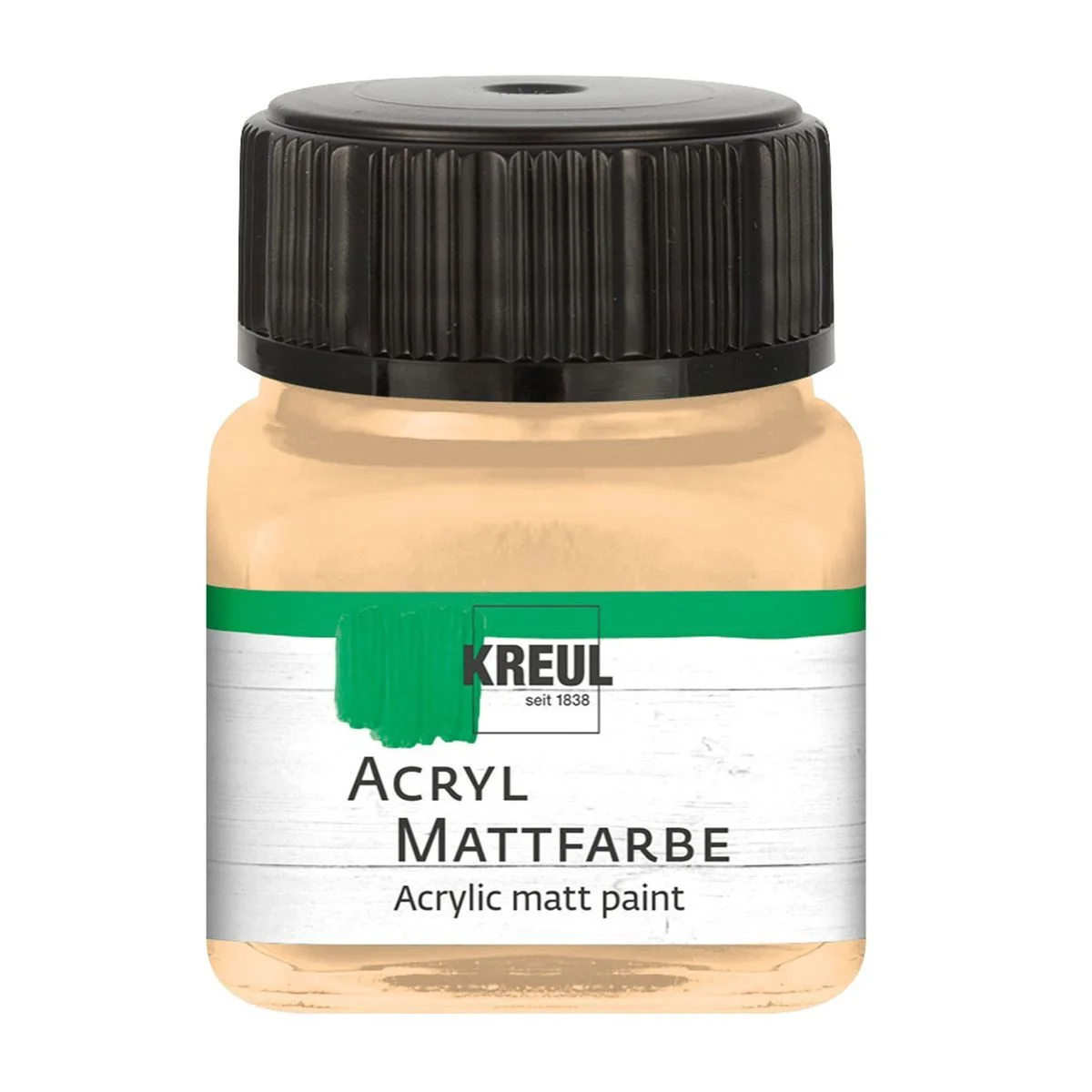 KREUL Acryl Mattfarbe – Beige Sunny, 20 ml