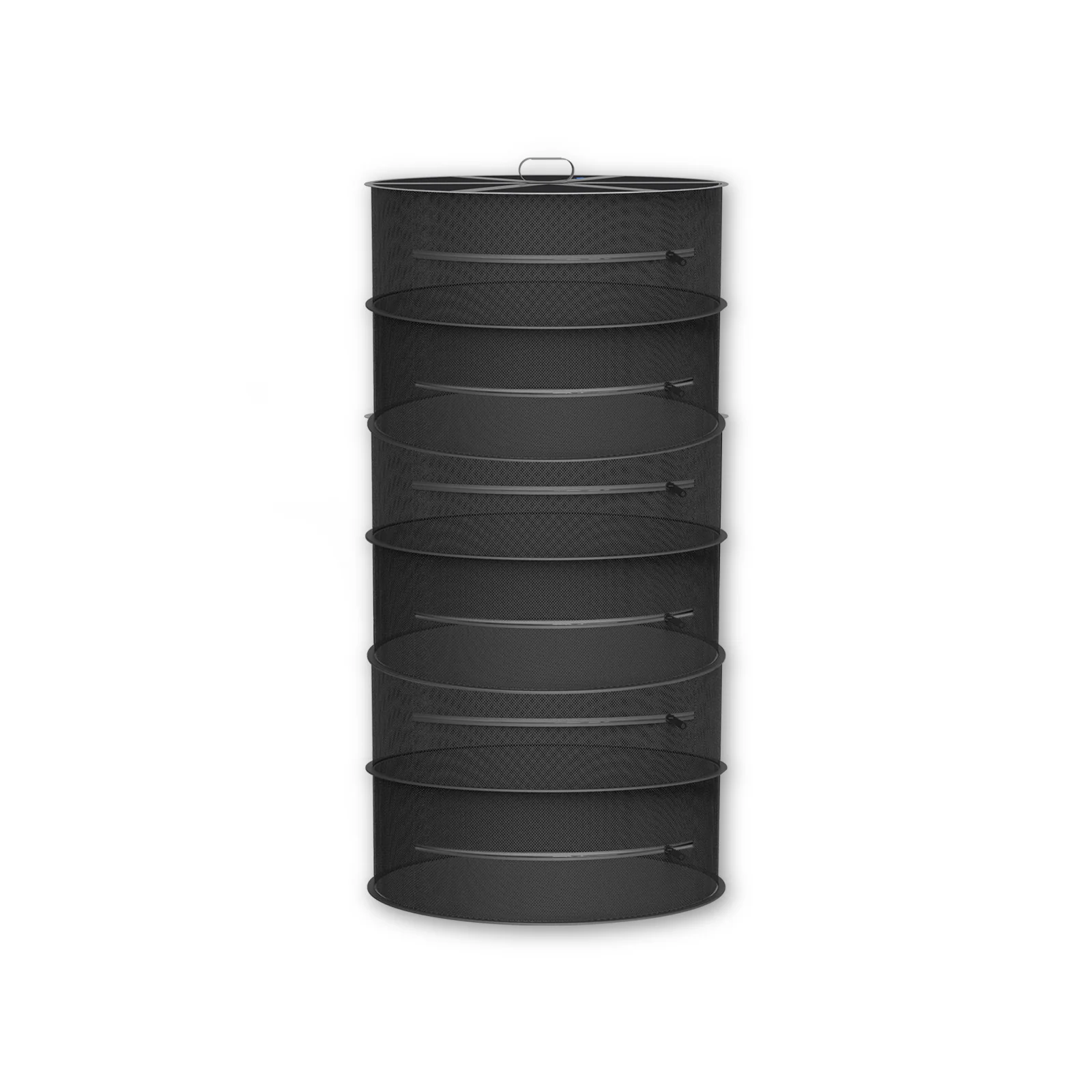 Kräuter Trockenregal hängend 24 Zoll Polyester Mesh 6 Ebenen