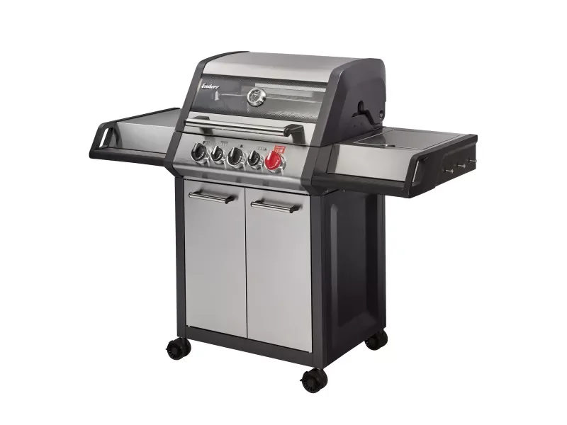 Enders Gasgrill Monroe Pro 3 SIK Turbo mit 3 Brennern und Seitenkocher