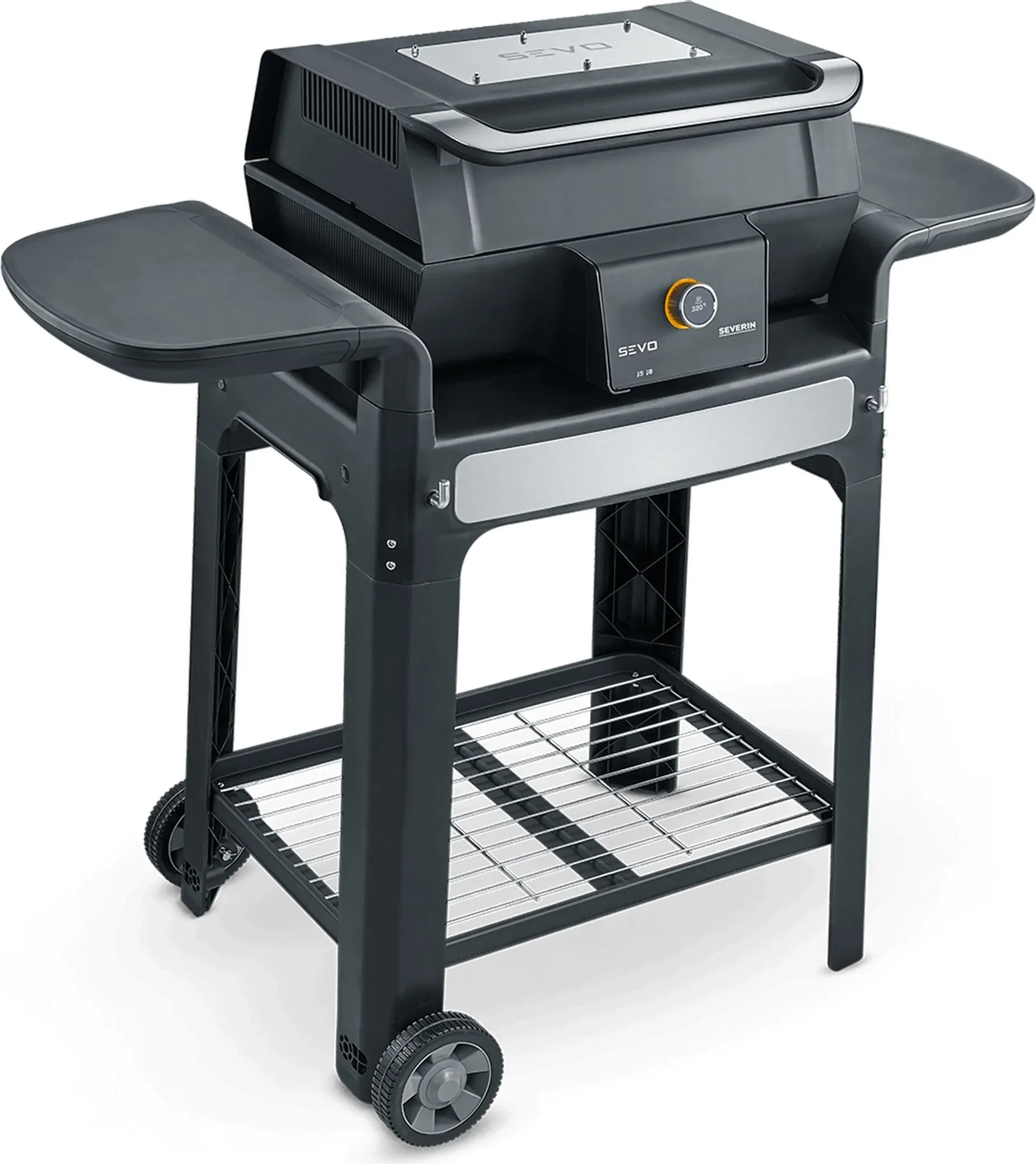 SEVERIN SEVO GTS PG 8107 Elektrogrill mit Deckel und Untergestell