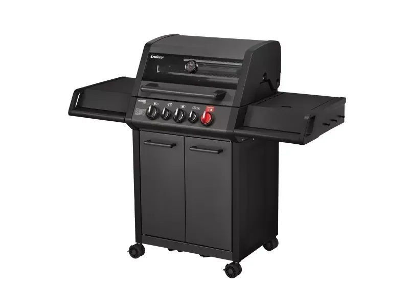 Enders Monroe Pro 3 SIK Turbo SHADOW Gasgrill mit Seitenkocher