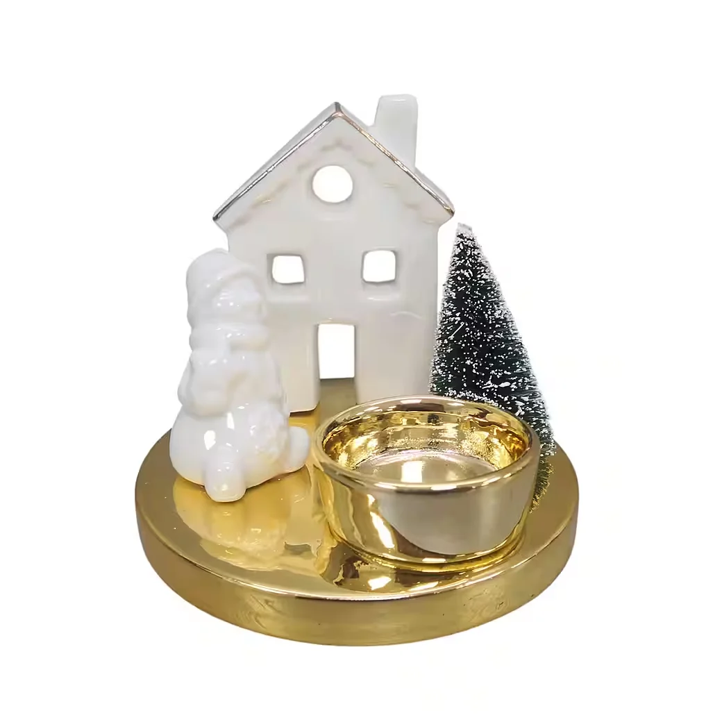 Dekoobjekt Blumenstecker Hirschkopf – Rostbraun, 2er Set