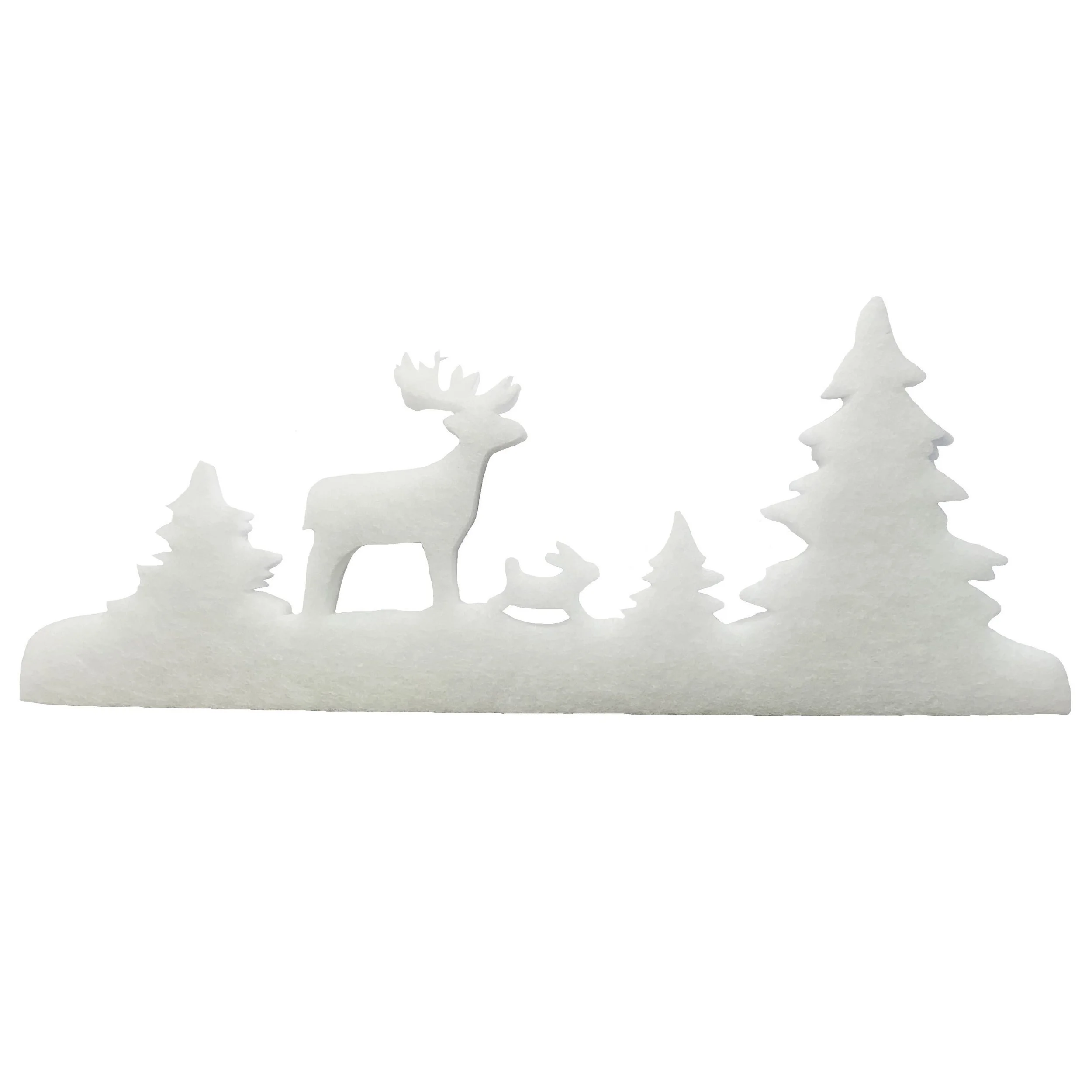 Fensterdekoration Winterdeko – Schnee-Wald