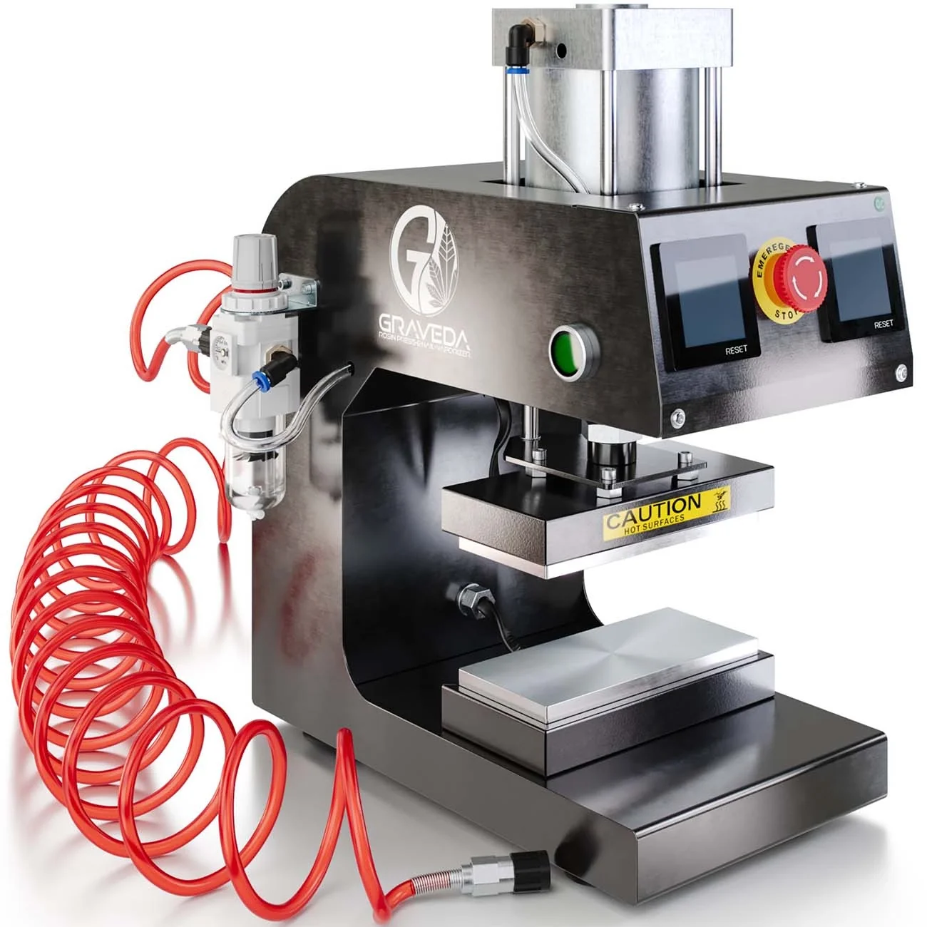 GRAVEDA - Graspresso Rosinpresse pneumatisch 5T