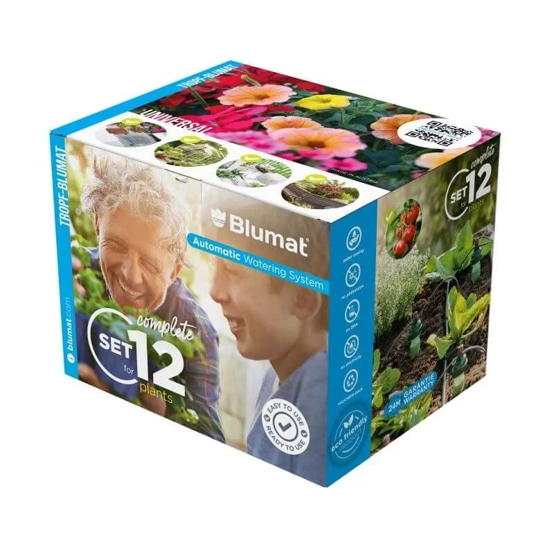Blumat - Tropf-Blumat 3 m Set Tropfbewässerung für bis zu 12 Pflanzen