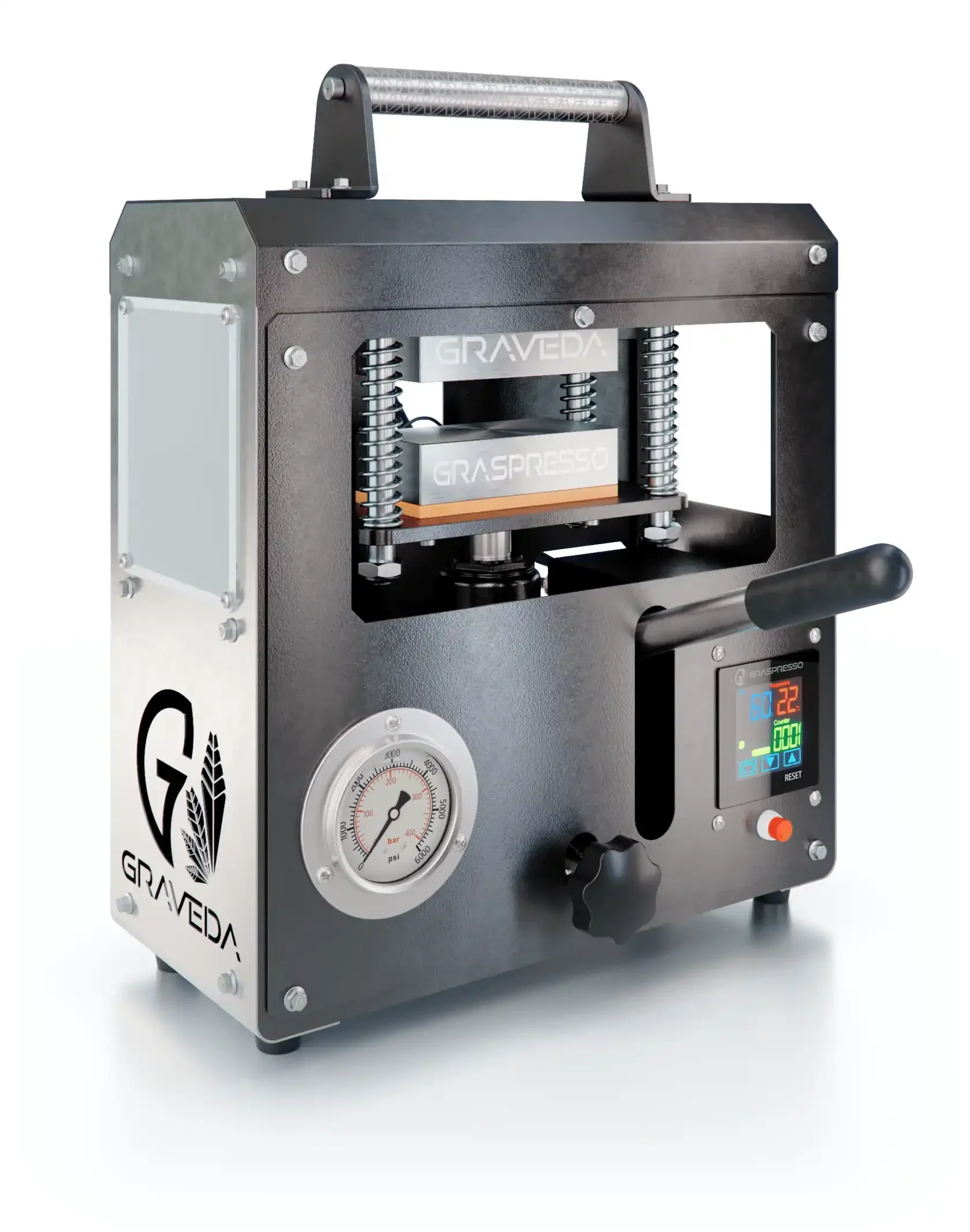 GRAVEDA - Graspresso GP50-5-7 Hydraulische Rosinpresse 7 t