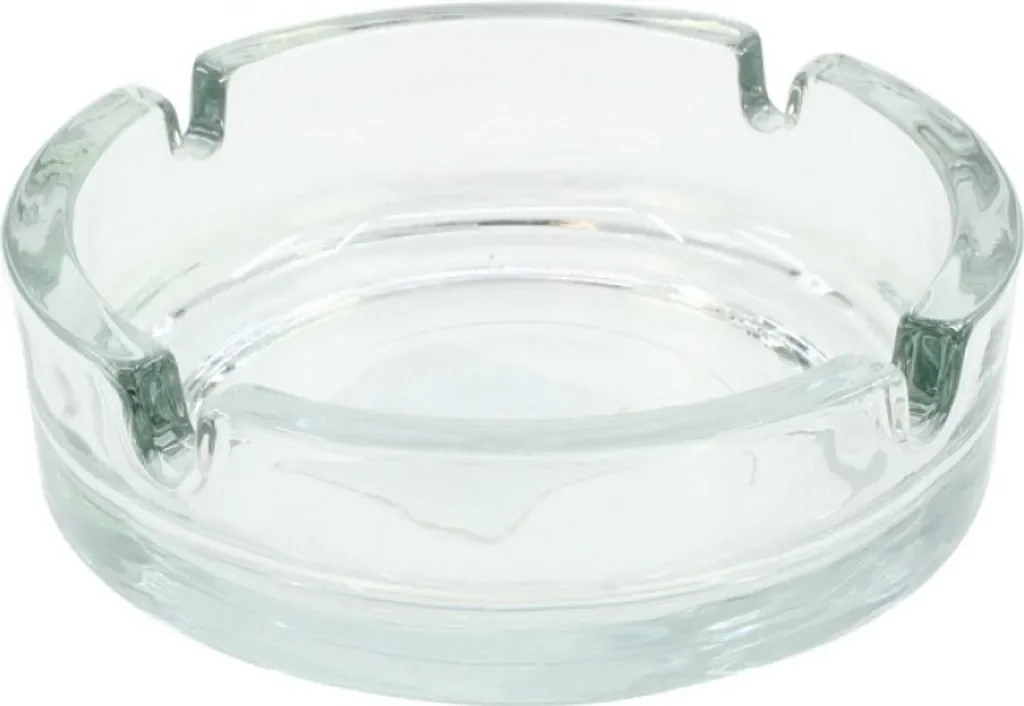 Glasaschenbecher – Durchmesser 10 cm, Transparent