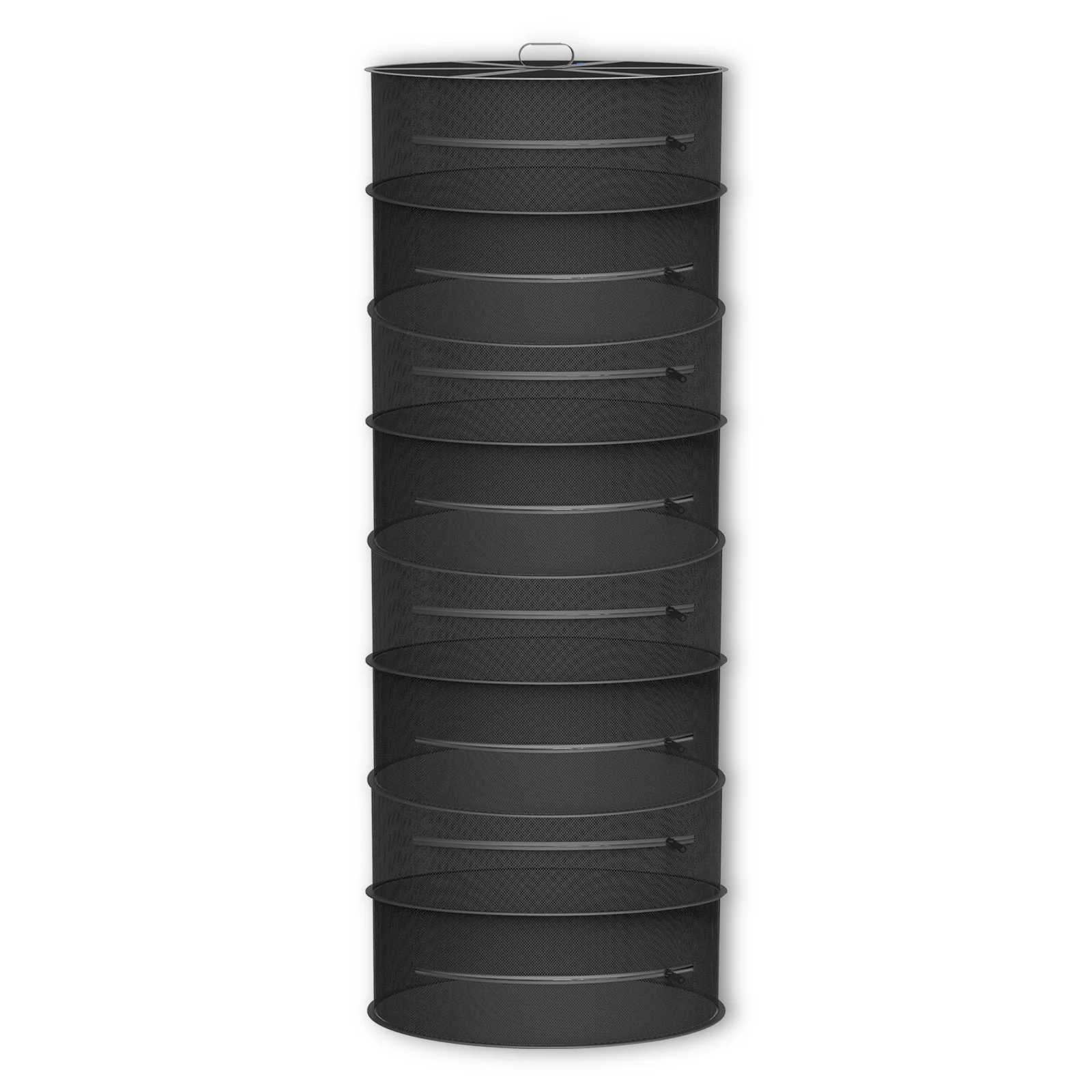 Hängendes Kräuter Trockenregal 24 Zoll 8 Ebenen Polyester Mesh
