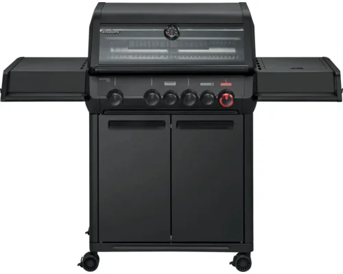 Enders Gasgrill Monroe Pro 4 SIKR Turbo Shadow, 4 Brenner, Gussrost