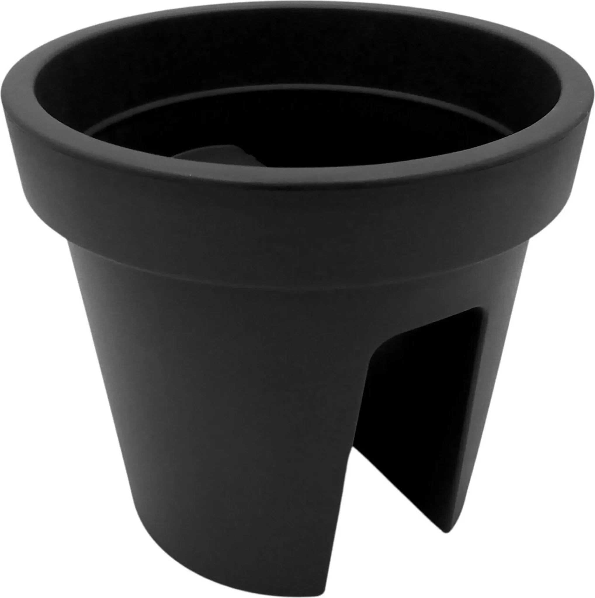 Geländertopf Anthrazit / Balkontopf