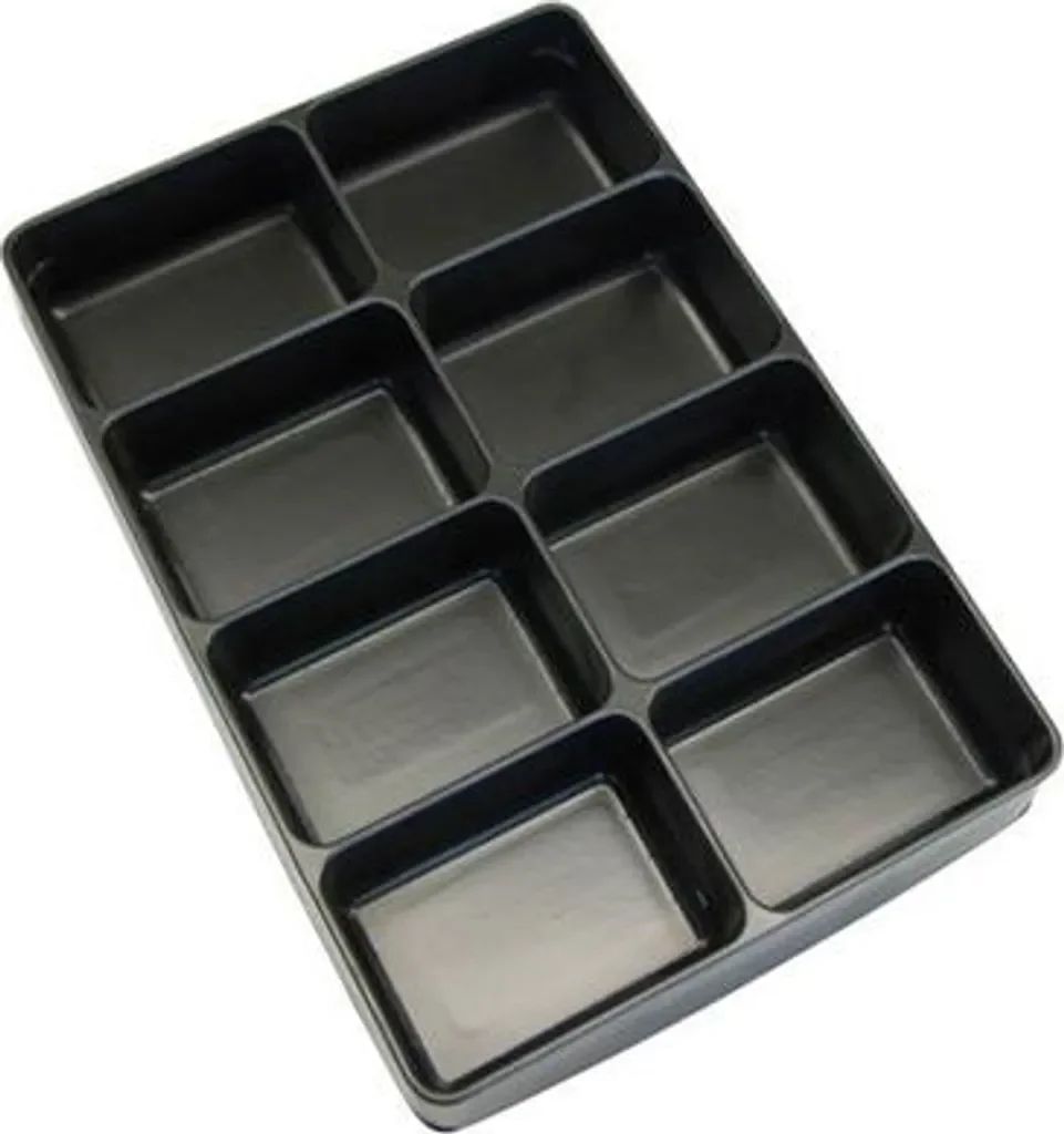 Einleger / Einteiler 8-fach, Schwarz