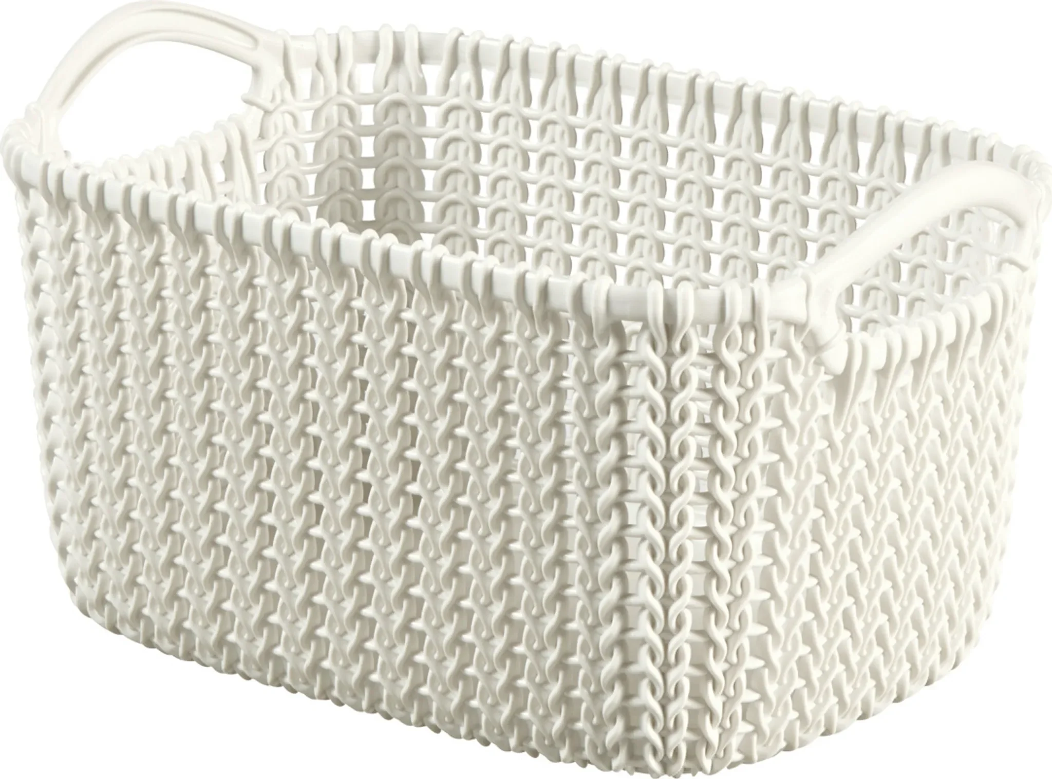 CURVER Aufbewahrungskorb „Knit XS“ – 3 Liter, Creme