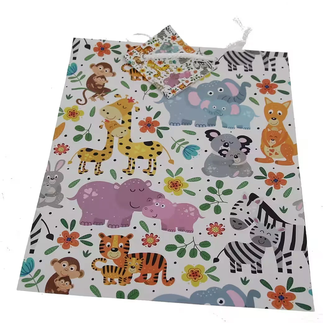 Geschenktasche „Zootiere“